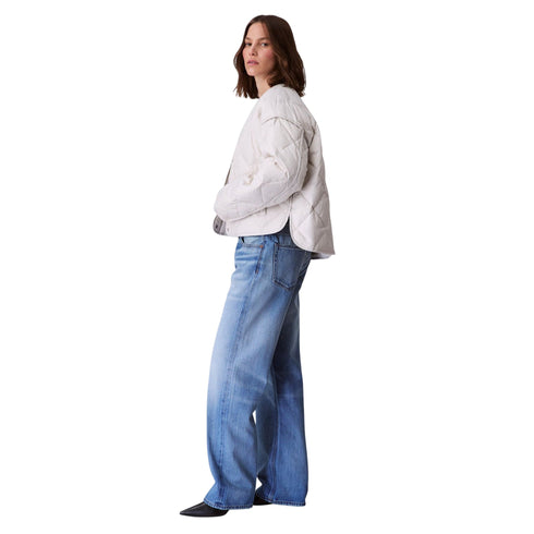 Calvin Klein Giacca leggera Giubbino Donna impunture a rombi XS - Francavilla Moda